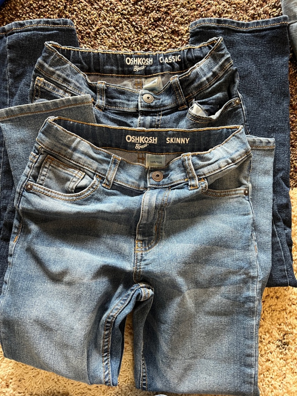 OshKosh B'gosh Blue Jean lot size 10 boys